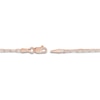 Thumbnail Image 2 of Solid Paperclip Chain Bracelet 14K Rose Gold 7.25"