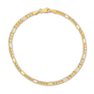 14K Gold Paper Clip Link Chain Bracelet S / 8 / White Gold