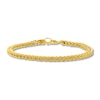 Thumbnail Image 1 of Square Franco Chain Bracelet 14K Yellow Gold 8.75&quot;