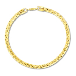 Diamond-Cut Chain Bracelet 14K Yellow Gold 8&quot;