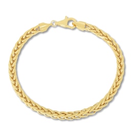 Diamond-Cut Chain Bracelet 14K Yellow Gold 8.75&quot;