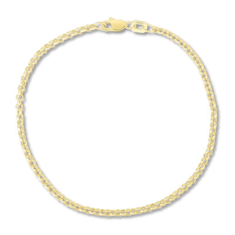 Rolo Chain Bracelet 14K Yellow Gold 7"