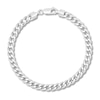 Thumbnail Image 1 of Solid Miami Cuban Link Bracelet 14K White Gold 8.5&quot;