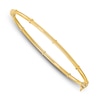 Thumbnail Image 1 of Fancy Hinged Bangle Bracelet 14K Yellow Gold 7.5&quot;