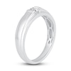 Thumbnail Image 2 of Men's Diamond Wedding Band 1/3 ct tw Princess-cut 14K White Gold