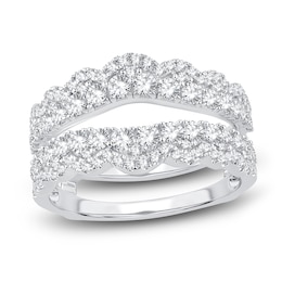 Diamond Enhancer Ring 1-1/5 ct tw Round 14K White Gold