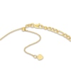 Thumbnail Image 3 of Semi-Solid Figaro Chain Choker Necklace 14K Yellow Gold 12&quot; Adj.