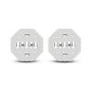 Thumbnail Image 0 of Men's Diamond Earrings 1/2 ct tw Round/Baguette 10K Yellow Gold