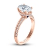 Thumbnail Image 2 of Vera Wang WISH Diamond Engagement Ring 2-1/4 ct tw Oval/Round 18K Rose Gold