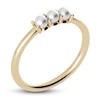 Thumbnail Image 2 of Juliette Maison Freshwater Cultured Pearl Trio Ring 10K Yellow Gold