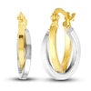 Thumbnail Image 6 of Ball and Hoop Earring Set 14K Yellow Gold