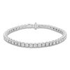 Thumbnail Image 1 of Diamond Tennis Bracelet 7 ct tw Round 18K White Gold 7&quot;