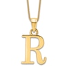 Thumbnail Image 1 of Initial R Necklace 14K Yellow Gold 18&quot;