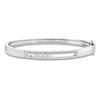 Thumbnail Image 1 of Shy Creation Diamond Bangle Bracelet 3/8 ct tw Round 14K White Gold SC55005389ZS