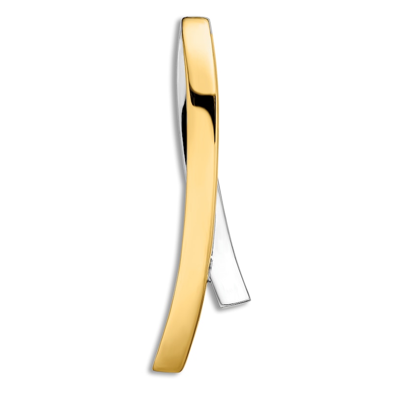 Main Image 3 of Contemporary Slide Charm 14K Two-Tone Gold