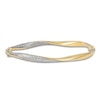 Thumbnail Image 3 of Italia D'Oro Twisted Bangle Bracelet 14K Yellow Gold