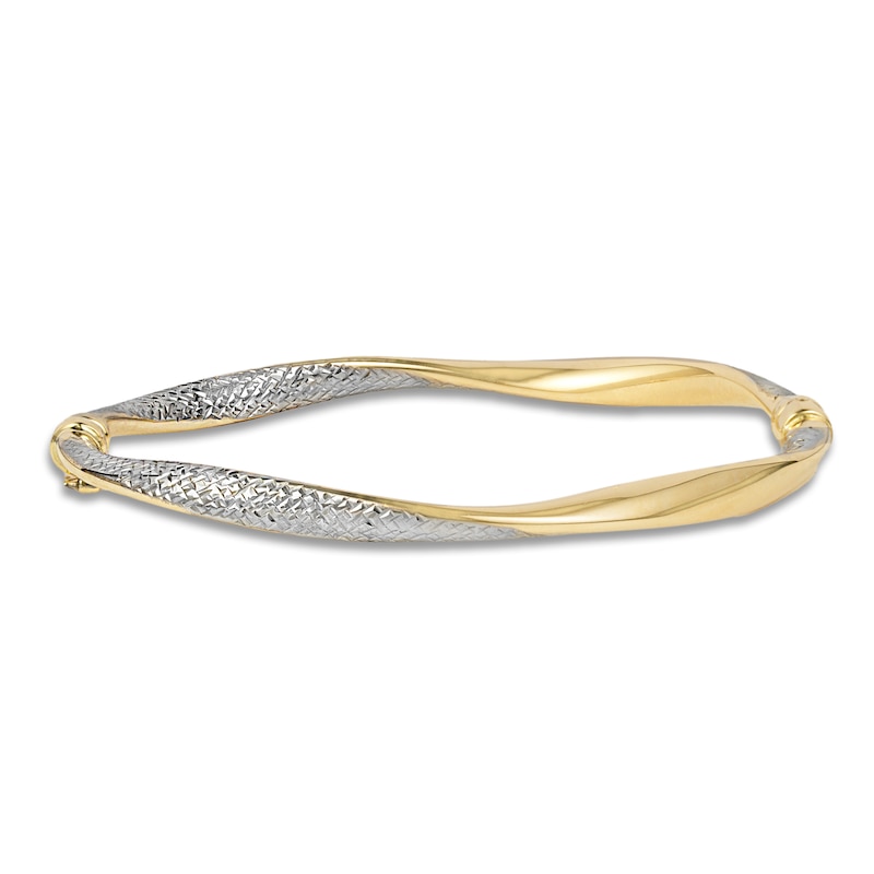 14K Yellow Gold Twist Ladies Bracelet