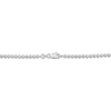 Thumbnail Image 2 of Beaded Chain Necklace 14K White Gold 20&quot; 2.5mm