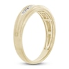 Thumbnail Image 2 of Men's Diamond Wedding Band 1/10 ct tw Round 14K Yellow Gold