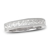 Thumbnail Image 1 of Diamond Anniversary Ring 1-1/3 ct tw Round/Princess 14K White Gold