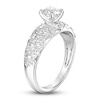 Thumbnail Image 2 of Vintage-Style Round Diamond Engagement Ring 1-1/4 ct tw 14K White Gold