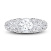 Thumbnail Image 3 of Vintage-Style Round Diamond Engagement Ring 1-1/4 ct tw 14K White Gold