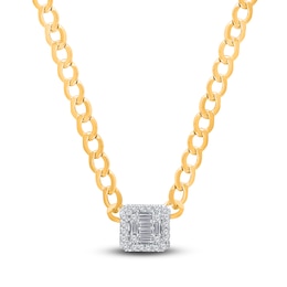 Kallati Diamond Chain Necklace 1/2 ct tw 14K Yellow Gold