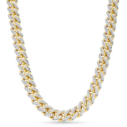Alessi Domenico Diamond Necklace 4-5/8 ct tw 18K Yellow Gold 16&quot; 8.2mm