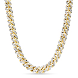 Alessi Domenico Diamond Necklace 5-7/8 ct tw 18K Yellow Gold 20&quot; 8.2mm