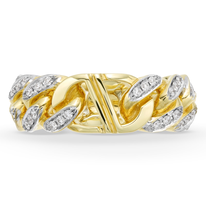 Main Image 4 of Alessi Domenico Diamond Ring 3/4 ct tw 18K Yellow Gold - Size 11