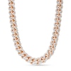 Thumbnail Image 0 of Alessi Domenico Diamond Necklace 12-3/4 ct tw 18K Rose Gold 22" 11.6mm