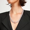 Thumbnail Image 2 of Alessi Domenico Diamond Necklace 12-3/4 ct tw 18K Rose Gold 22" 11.6mm