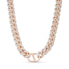 Thumbnail Image 5 of Alessi Domenico Diamond Necklace 12-3/4 ct tw 18K Rose Gold 22" 11.6mm