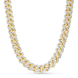 Alessi Domenico Diamond Necklace 4-7/8 ct tw 18K Yellow Gold 16&quot; 9.2mm