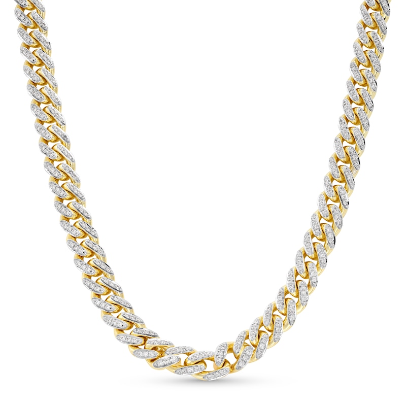 Alessi Domenico Diamond Necklace 3-1/3 ct tw 18K Gold 20" 7mm