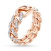 Thumbnail Image 3 of Alessi Domenico Diamond Ring 1/3 ct tw 18K Rose Gold - Size 6