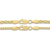 Thumbnail Image 2 of Rope Chain & Hollow Link Chain Bracelet Set 14K Yellow Gold