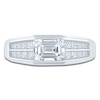 Thumbnail Image 3 of Men's Pnina Tornai Lab-Created Emerald-Cut Diamond Anniversary Band 1-7/8 ct tw 14K White Gold