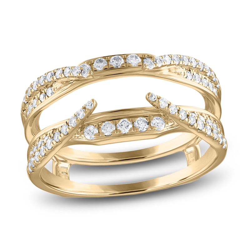 Main Image 1 of Certified Diamond Enhancer Ring 1/2 ct tw 14K Yellow Gold