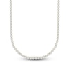 Thumbnail Image 1 of Men's Lab-Created Diamond Tennis Necklace 6 ct tw 14K Yellow Gold 20&quot;