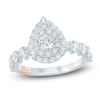 Thumbnail Image 1 of Pnina Tornai Multi-Diamond Pear-Shaped Engagement Ring 2 ct tw 14K White Gold