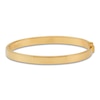 Thumbnail Image 1 of Flat-Edge Bangle Bracelet 5.9mm 10K Yellow Gold 6.5&quot;