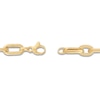 Thumbnail Image 4 of Hollow Oval Link Greek Key Bracelet 8.3mm 14K Yellow Gold 7.5&quot;