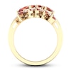 Thumbnail Image 3 of Citrine Ring 1/5 ct tw Diamonds 10K Yellow Gold