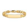 Thumbnail Image 1 of Men's Curb Link ID Bracelet 14K Yellow Gold 9.0mm 8&quot;