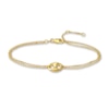 Thumbnail Image 1 of Puffy Mariner Rolo Chain Bracelet 14K Yellow Gold 7.5&quot;