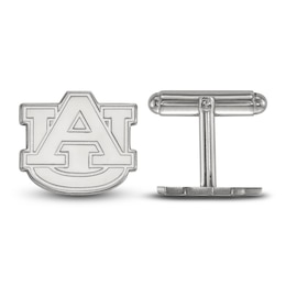 Auburn University Medium Cuff Links Sterling Silver