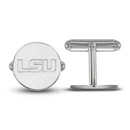 Louisiana State University Medium Cuff Links Sterling Silver