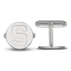 Thumbnail Image 1 of Louisiana State University Medium Cuff Links Sterling Silver