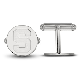 Louisiana State University Medium Cuff Links Sterling Silver